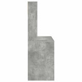 Desk with Shelf Concrete Grey 91 x 50 x 149 cm Engineered Wood 869261