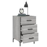 Bedside Cabinet Grey Sonoma 40x40x66 cm Engineered Wood 827666