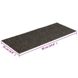 Stair Mats Self-adhesive 30 pcs 60x25 cm Anthracite Rectangular 3365711