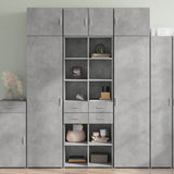 Highboard Concrete Grey 70x42.5x185 cm Engineered Wood 3281465