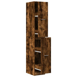Apothecary Cabinet Smoked Oak 30x41x174.5 cm Engineered Wood 3309631