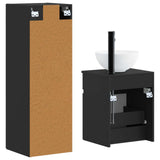 Bathroom Furniture Set 2 pcs Black 33 x 34.5 x 100 cm 3406134