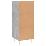 Sideboard Concrete Grey 34.5x34x90 cm Engineered Wood 828592