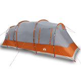 Family Tent Tunnel 6-Person Grey Waterproof 4009418