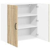 Wall Cabinet LUCCA Sonoma Oak 80 x 31 x 80 cm Engineered Wood 885057