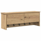 Wall-Mounted Coat Rack Wall-Mounted Artisan Oak 80 x 20 x 30 cm 874346