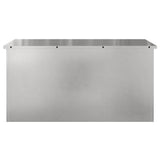 Outdoor Storage Box Silver 100 x 50.5 x 50 cm Steel 874564