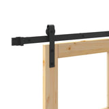 Sliding Door ORKDAL Natural and Black 73.5 x 198.5 cm 3331847