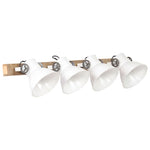 Industrial Wall Lamp White 90x25 cm E27 320516
