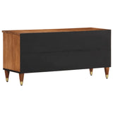 TV Cabinet 100x33x46 cm Solid Wood Mango 358300