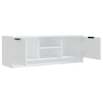 TV Cabinet White 102x35x36.5 cm Engineered Wood 811511