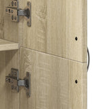 ZNTS File Cabinet Sonoma Oak 60x32x153 cm Engineered Wood 3276646