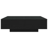 Coffee Table Black Oak 100 x 100 x 31 cm Engineered Wood 863008