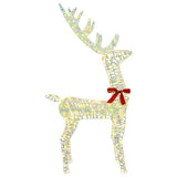 3D Reindeer with 140 LEDs Warm white 128 cm PET 42019055