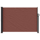 Retractable Side Awning Brown 140x500 cm 4004419