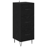 Highboard Black Oak 34.5 x 34 x 90 cm Engineered Wood 3402735