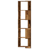 Corner Bookcase 5-Tier Old Wood 50x50x179 cm Engineered Wood 852589