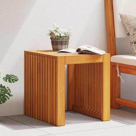 Side Table Brown 43 x 36 x 40 cm Solid Teak wood 4108117
