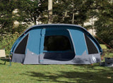 Family Tent Cabin 6-Person Blue Waterproof 4100668