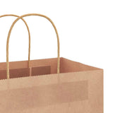 ZNTS Paper Bags 250 pcs with Handles Brown 21x11x28 cm 4101587