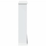 Fireplace Surround White 75x20x87.5 cm Engineered Wood 854580