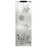 Solar LED Pathway Light 2 pcs Silver Galvanized Steel 879742