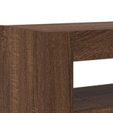 Sideboard Brown Oak 116 x 30 x 75 cm Engineered Wood 3333882