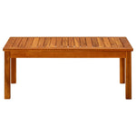 ZNTS Garden Coffee Table 90x50x36 cm Solid Acacia Wood 316400