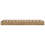 Floor Bed Frame Artisan Oak 80 x 200 cm Engineered Wood 8009082
