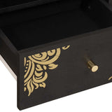 Coffee Table with Drawer Black 80 x 54 x 40 cm Solid Mango Wood 4018821