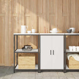 Kitchen Storage Set HATTEM 2 pcs White Cold-rolled Steel 3392688