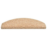 Stair Mats 15 pcs 65x21x4 cm Gold Half Round Large 322379
