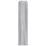 ZNTS Fireplace Surround Grey Sonoma 81x18x82 cm Engineered Wood 854603