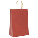 ZNTS Paper Bags 250 pcs with Handles Red 21x11x31 cm 4101756