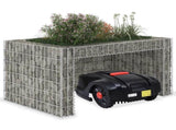 Lawn Mower Garage with Raised Bed 110x80x60 cm Steel Wire 145655