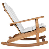 Garden Adirondack Rocking Chair Natural 100% Polyester 42041359