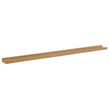 Wall Shelf 2 pcs Brown 115 x 9 x 3 cm Engineered Wood 42020015