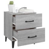 Bedside Cabinet Grey Sonoma 40x35x47.5 cm 817293