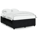 Bed Frame without Mattress Black 140x190 cm Velvet 3285008