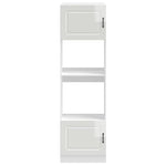 Oven Cabinets 2 pcs Kalmar Gloss White Engineered Wood 3315033