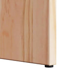 Coffee Table 2 pcs Natural Solid Pine wood 873550