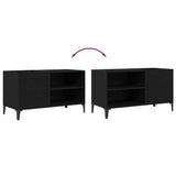 Record Cabinet Black Oak 84.5 x 38 x 48 cm Engineered Wood 862867