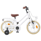 Kids Bike 14 Inches for 3-5 Years Old White 42009176
