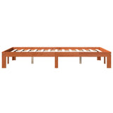 Bed Frame without Mattress Wax Brown 120x200 cm Solid Wood Pine 844170