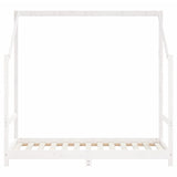 Kids Bed Frame White 2x cm Solid Wood Pine 3200596