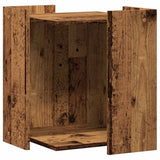 Cat Litter Box Enclosure Old Wood 42x42x51 cm Engineered Wood 857749