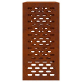 Air Conditioner Cover Rusty 110 x 50 x 105 cm Weathering Steel 865917