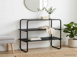 Console Table Black Oak 80 x 41 x 75 cm Engineered Wood 8007533