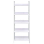5-Layer Book Shelf White 60x27.6x158.5 cm Engineered Wood 288228