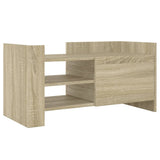 TV Cabinet Sonoma Oak 80x35x40 cm Engineered Wood 848369
